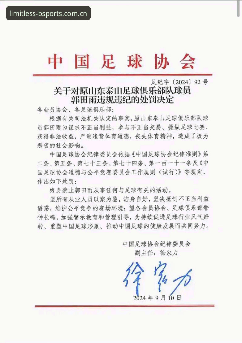 中国足协第三批禁足名单vs行业清朗风暴：BSports平台透视足球反腐新篇章